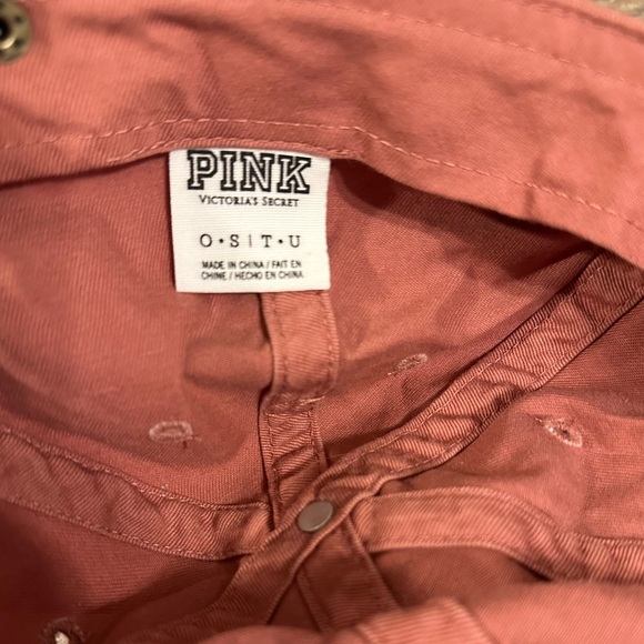 Victoria Secret Pink Baseball Cap in Rust Red - Picture 5 of 5